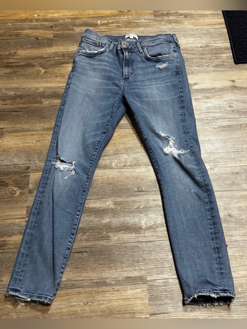 Agolde Premium Distressed Skinny Leg Jeans Size 28